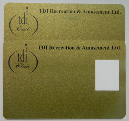 13.56mhz Frequency PVC HF Rfid Smart Id Card With Metallic Printing ISO14443A Standard