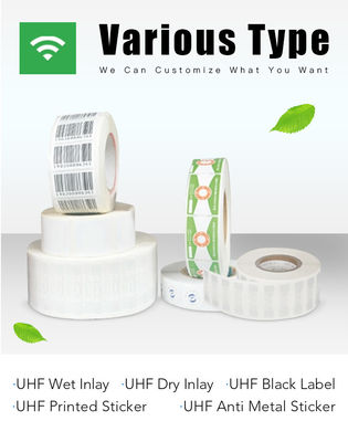 Impinj Monza R6-P PET UHF Label Sticker Tag Passive With Read Distance 8meters