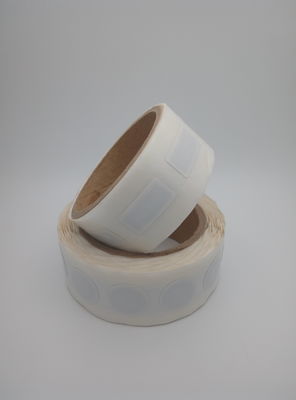 ISO15693 White Blank Small RFID Sticker Tags Roll For Libirary / Warehouse Management