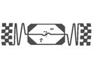 Wet Inlay E42 Sticker Tag With Impinji Monza 4 Chip EPC C1G2 Standard
