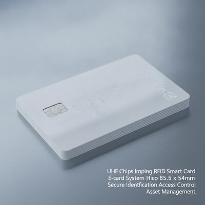 Uhf Chips Imping RFID Smart Card E-card System Hico 85554mm Ideal for Secure Identification Access Control and Asset Management