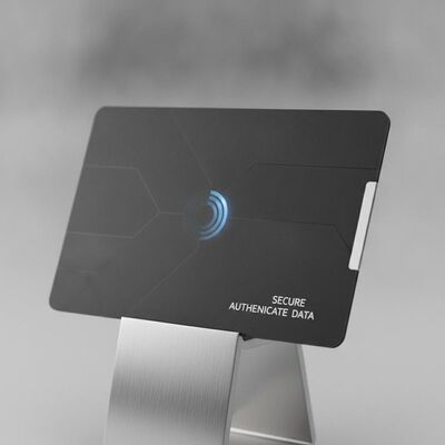 Matt Finish Contactless Smart Card Utilizing Parallel Data Transmission Mode Optimized for Secure Authentication and Data Storage