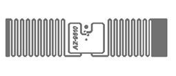 Dry And Wet Alien UHF RFID Inlay 10.4mmx44.5mm 512 Bits Memory For 128 EPC Bits Tracking
